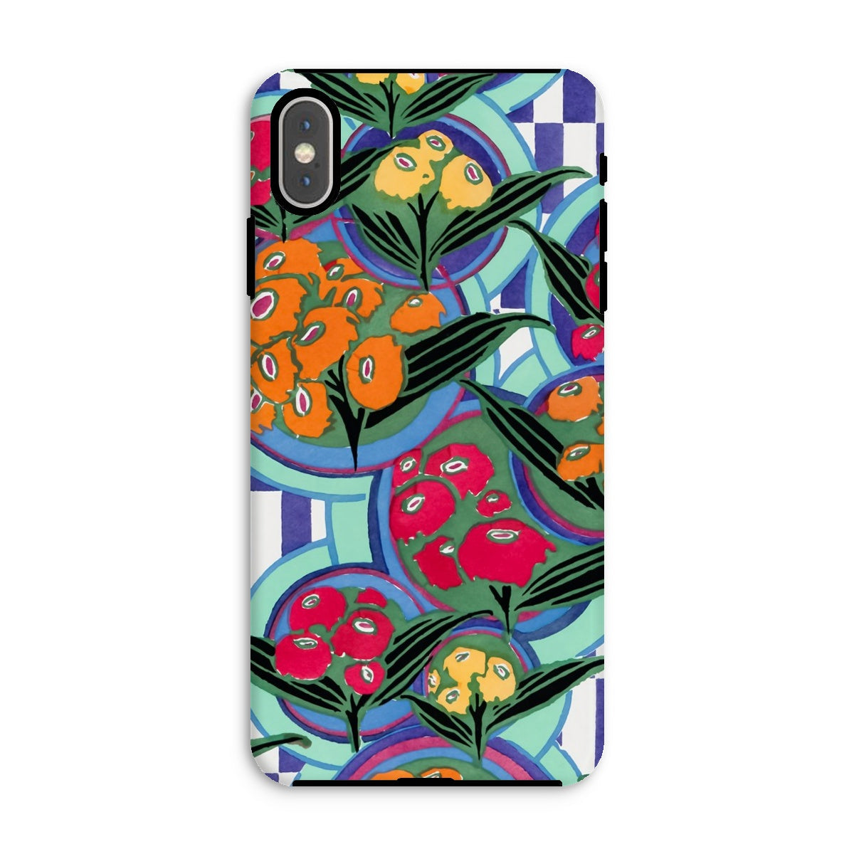 Vibrant Floral Aesthetic E.a. Séguy Iphone Case, Xs Max / Matte, Colorful Abstract Floral Patterned Phone Case Vibrant Fruits