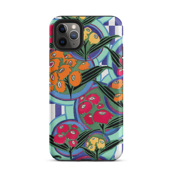 Vibrant Floral Aesthetic - E.a. Séguy Phone Case Iphone 11 Pro Max / Matte Floral Patterned Phone Case Vibrant Aesthetic, Portable Art
