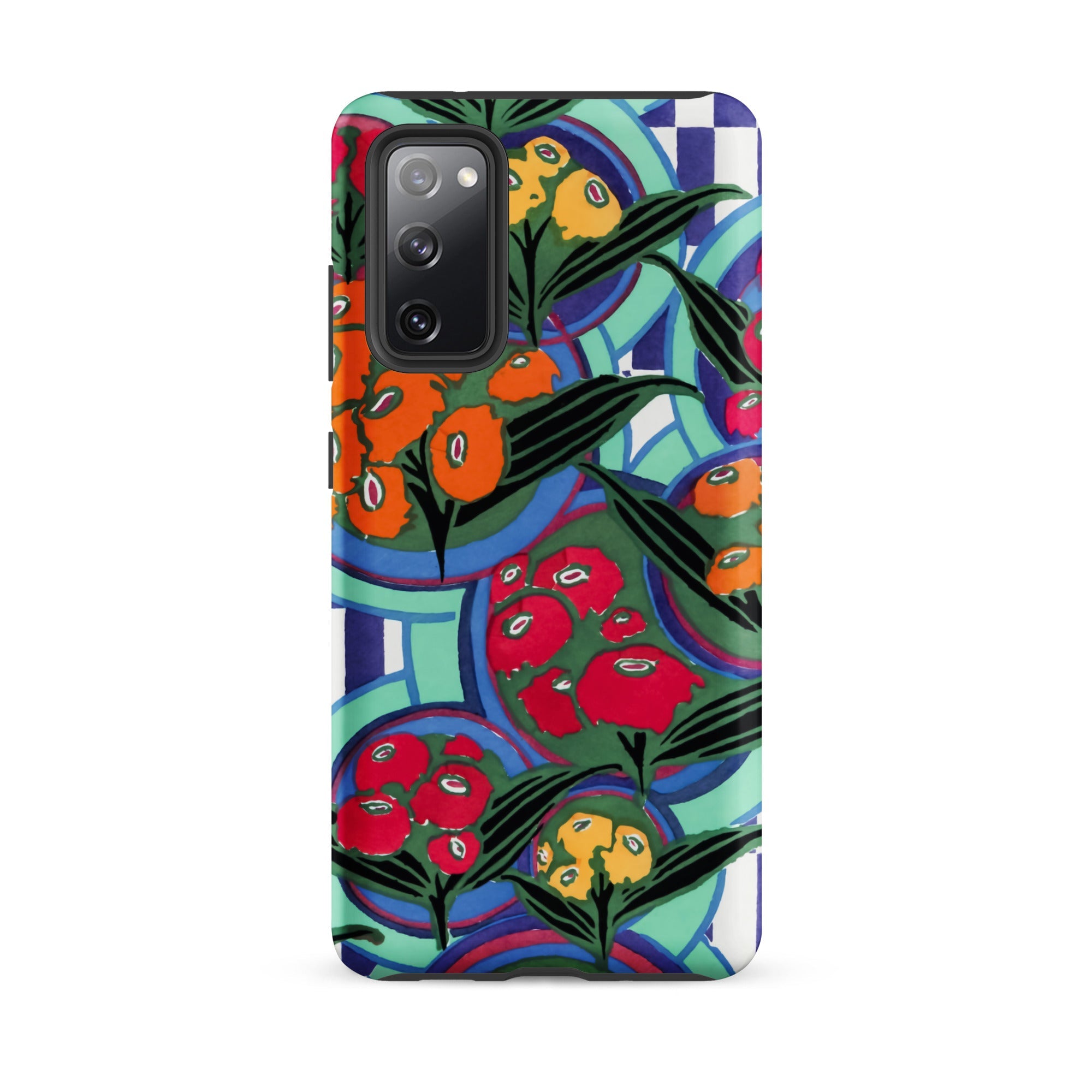 Vibrant Floral Aesthetic E.a. Séguy Samsung Case, Galaxy S20 Fe / Matte, Smartphone Colorful Floral Patterned Protective Case