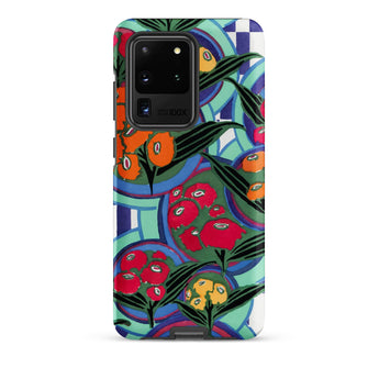 Vibrant Floral Aesthetic - E.a. Séguy Samsung Case, Galaxy S20 Ultra / Matte, Smartphone Colorful Floral Case