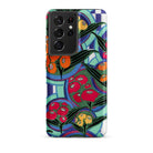 Vibrant Floral Aesthetic E.a. Séguy Samsung Case, Galaxy S21 Ultra / Matte, Smartphone Vibrant Floral Patterned Case