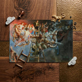 Vicious Circle - Jacek Malczewski Art Print / Canvas Rectangular Classical Painting Dynamic Figures Motion Rendered, Undefined Void Prints