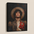 Victor - Gay Matador Art Framed Canvas, Framed Portrait Regal Man