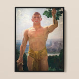 The Victor - Stampa artistica di Osmar Schindler / Tela, 12x16’’ / 31x41cm / Cornice nera, Poster, stampe e arte visiva, Toby Leon