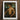 White-framed Classical Portrait Print Muscular Man Laurel Wreath Oil Panel Holds, Young Beneath, Leaf Crown, Ottilie w Roederstein, Art,