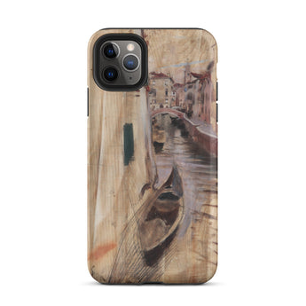 View Into a Venetian Canal - Giovanni Boldini Iphone Case, 11 Pro Max / Matte, Iphone Case Venice Canal Painting