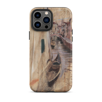 View Into a Venetian Canal - Giovanni Boldini Iphone Case, 13 Pro Max / Matte, Iphone Case Venice Canal Scene Painting