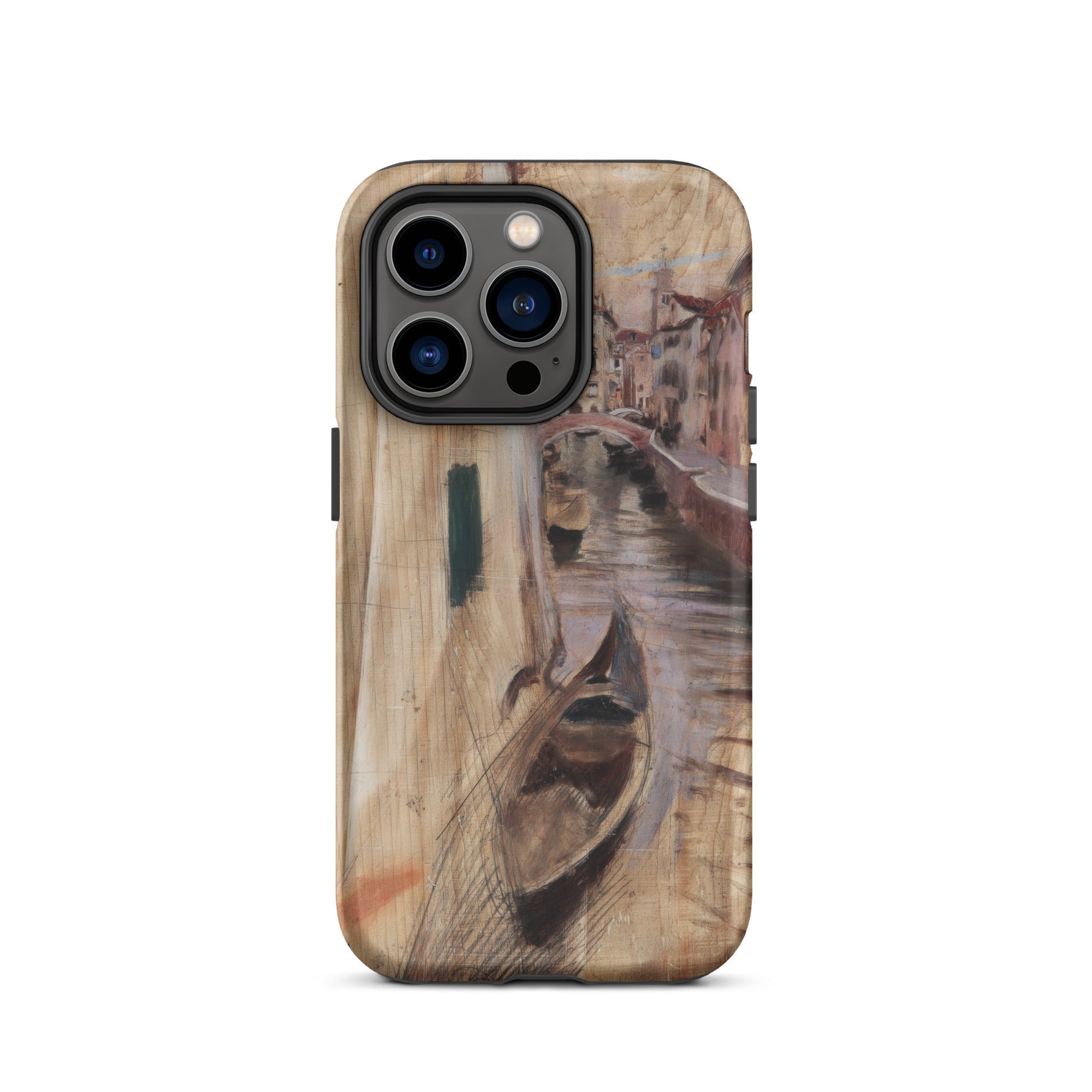 View Into a Venetian Canal Giovanni Boldini Iphone Case, 14 Pro / Matte, Iphone 15 Pro Max Venice Canal Scene Painting