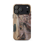 Iphone 17 Pro Max / Matte View Into a Venetian Canal - Giovanni Boldini Phone Case, Gondola Drifts, Water’s Secrets