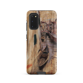 View Into a Venetian Canal - Giovanni Boldini Samsung Case, Galaxy S20 / Matte, Smartphone Decorative Case Venetian Canal Scene