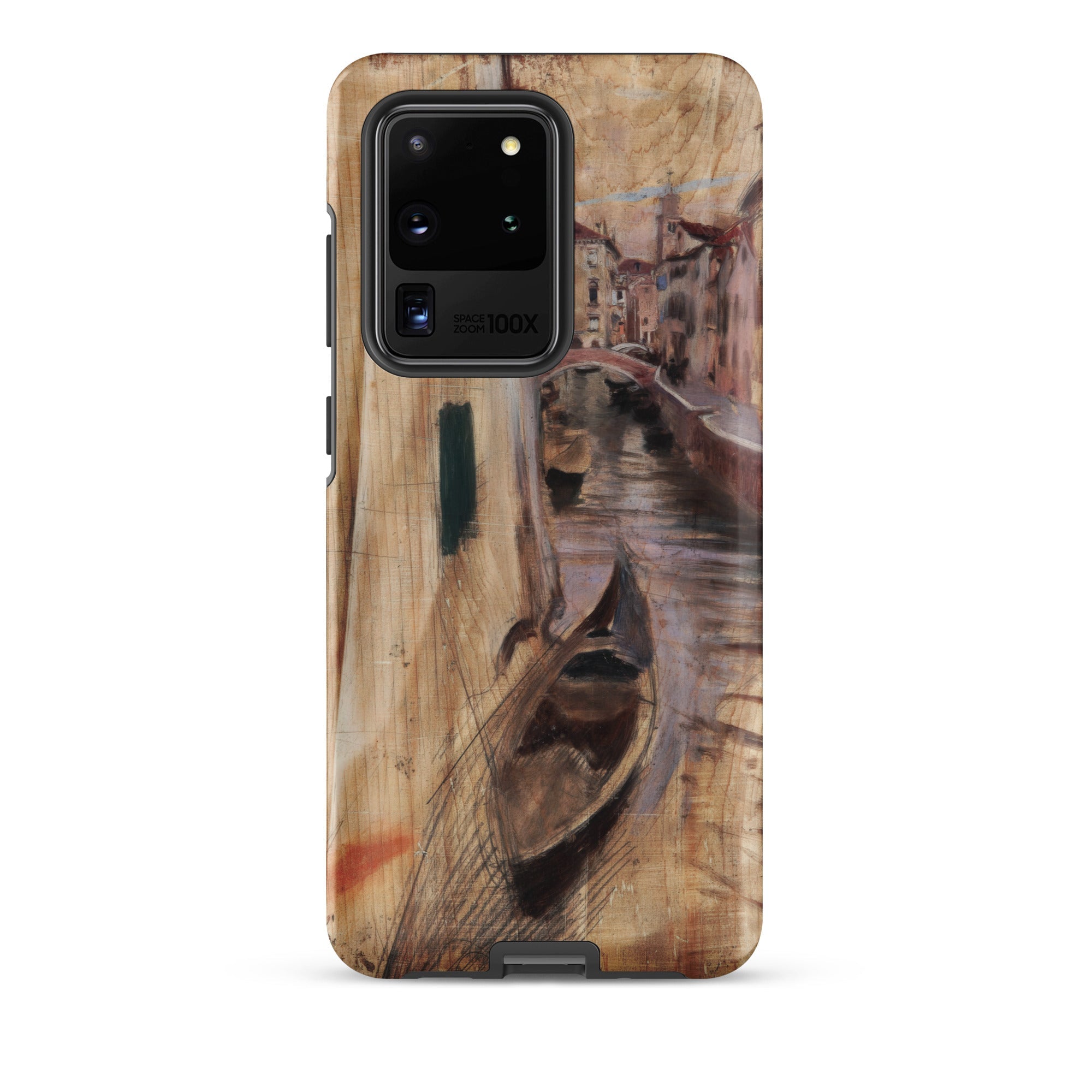 View Into a Venetian Canal Giovanni Boldini Samsung Case, Galaxy S20 Ultra / Matte, Smartphone Venetian Canal Scene Printed Protective Case