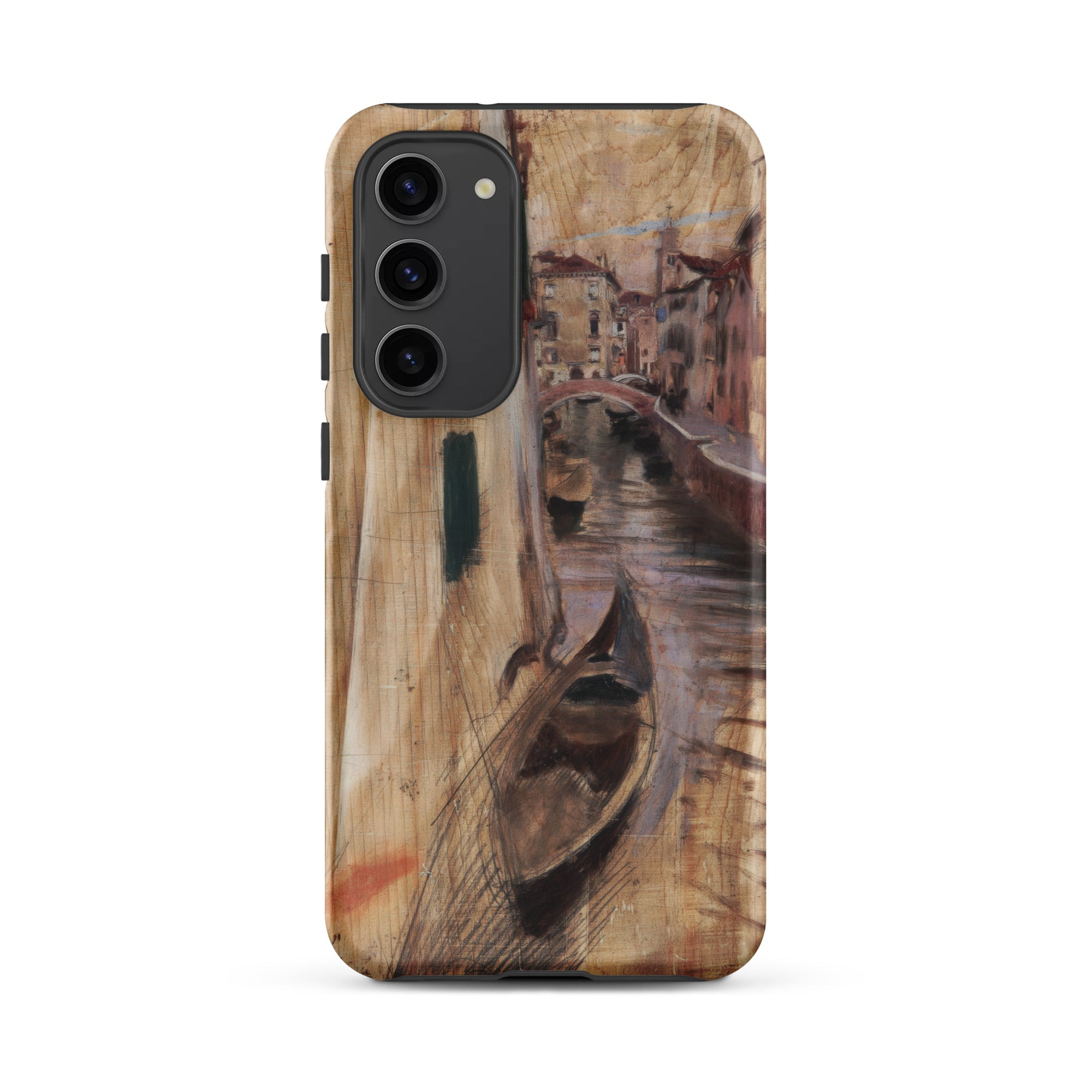 View Into a Venetian Canal Giovanni Boldini Samsung Case, Galaxy S23 Plus / Matte, Phone Case Venetian Canal Scene Painting