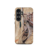 View Into a Venetian Canal - Giovanni Boldini Samsung Case, Galaxy S24 / Matte, Smartphone Case Painted Canal Scene