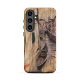 View Into a Venetian Canal - Giovanni Boldini Samsung Case, Galaxy S24 Plus / Matte, Smartphone Venice Canal Scene Phone Case
