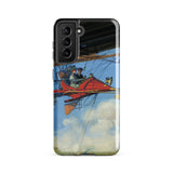 Vintage Air Travel - Harry Grant Dart Phone Case, Samsung Galaxy S21 Fe / Gloss, Mobile Cases, Toby Leon