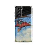 Vintage Air Travel - Harry Grant Dart Phone Case, Samsung Galaxy S21 / Gloss, Mobile Cases, Toby Leon