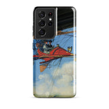 Vintage Air Travel - Harry Grant Dart Phone Case, Samsung Galaxy S21 Ultra / Gloss, Mobile Cases, Toby Leon