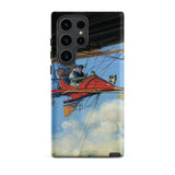 Vintage Air Travel - Harry Grant Dart Phone Case, Samsung Galaxy S23 Ultra / Matte, Mobile Cases, Toby Leon