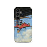 Vintage Air Travel - Harry Grant Dart Phone Case, Samsung Galaxy S24 / Matte, Mobile Cases, Toby Leon