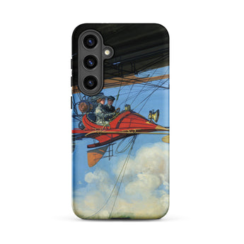 Vintage Air Travel - Harry Grant Dart Phone Case, Samsung Galaxy S24 Plus / Matte, Mobile Cases, Toby Leon
