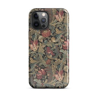 Vintage Floral Pattern Iphone Cases, 12 Pro Max / Gloss, Mobile Phone, Toby Leon