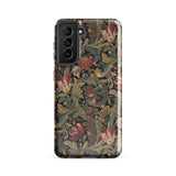 Vintage Floral Pattern Phone Case, Samsung Galaxy S21 Fe / Gloss, Mobile Cases, Toby Leon
