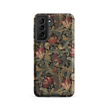 Vintage Floral Pattern Phone Case, Samsung Galaxy S21 / Matte, Mobile Cases, Toby Leon