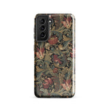 Vintage Floral Pattern Samsung Case, Galaxy S21 / Gloss, Mobile Phone Cases, Toby Leon