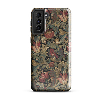 Vintage Floral Pattern Samsung Case, Galaxy S21 Plus / Gloss, Mobile Phone Cases, Toby Leon