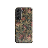 Vintage Floral Pattern Samsung Case, Galaxy S22 / Gloss, Mobile Phone Cases, Toby Leon