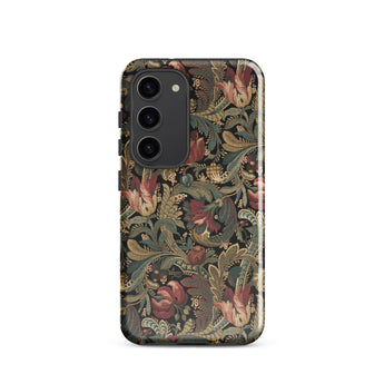 Vintage Floral Pattern Samsung Case, Galaxy S23 / Gloss, Mobile Phone Cases, Toby Leon