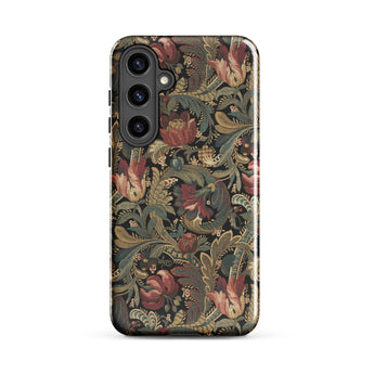 Vintage Floral Pattern Samsung Case, Galaxy S24 Plus / Gloss, Mobile Phone Cases, Toby Leon