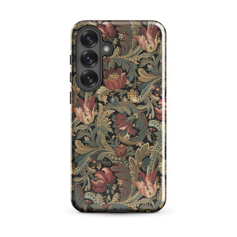 Vintage Floral Pattern Samsung Case, Galaxy S25 Plus / Gloss, Mobile Phone Cases, Toby Leon