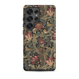 Vintage Floral Pattern Samsung Case, Galaxy S25 Ultra / Matte, Mobile Phone Cases, Toby Leon