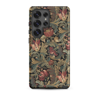 Vintage Floral Pattern Samsung Case, Galaxy S25 Ultra / Matte, Mobile Phone Cases, Toby Leon