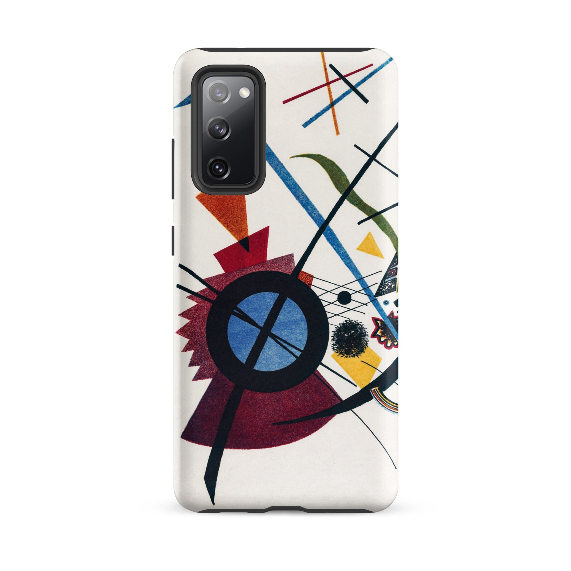 Violet Wassily Kandinsky Samsung Case, Galaxy S20 Fe / Matte, White Smartphone Case Abstract Colorful Geometric Design