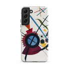 Violet Wassily Kandinsky Samsung Case, Galaxy S22 Plus / Matte, White Phone Case Abstract Art Design