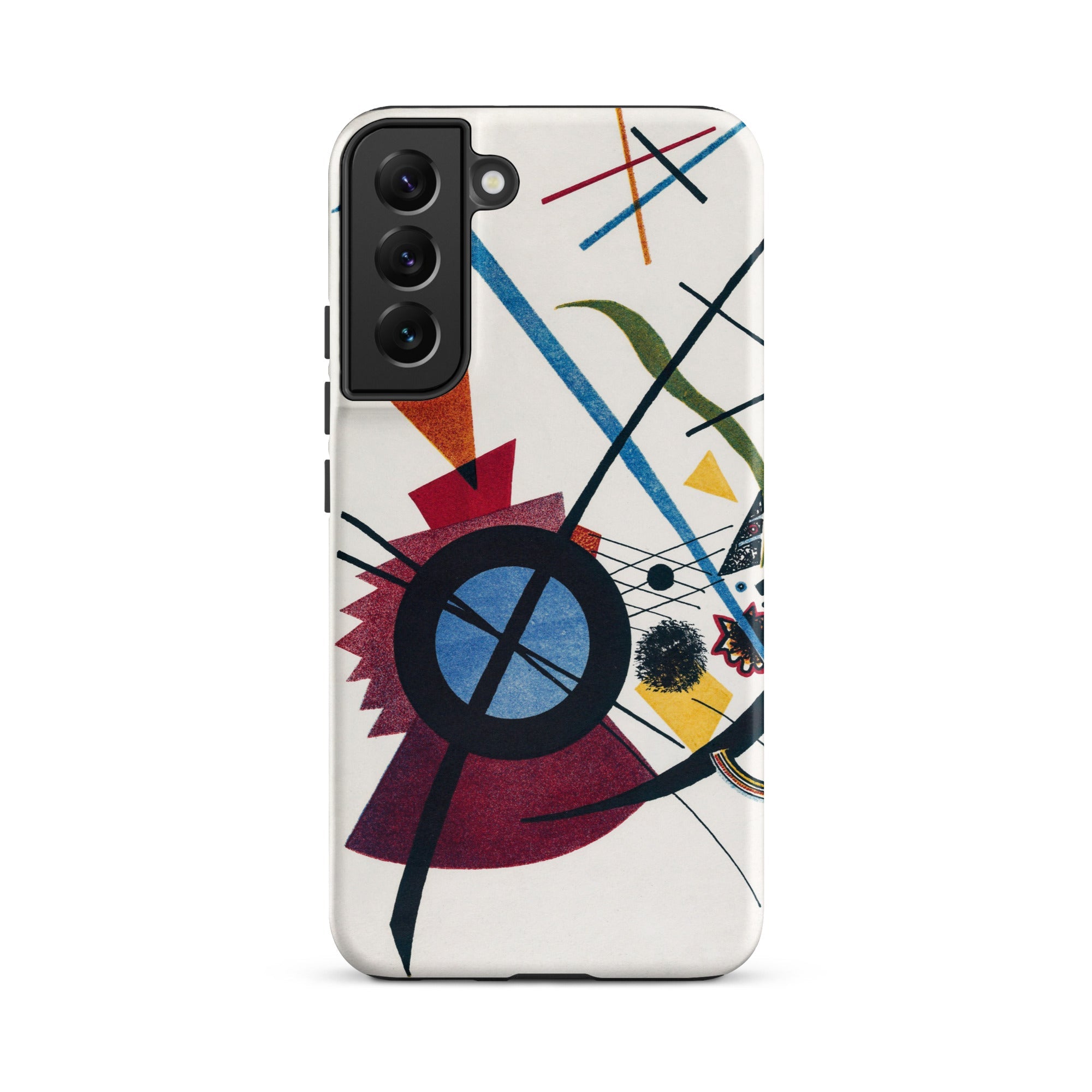 Violet Wassily Kandinsky Samsung Case, Galaxy S22 Plus / Matte, White Phone Case Abstract Art Design
