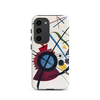 Violet - Wassily Kandinsky Samsung Case, Galaxy S23 / Matte, White Phone Case Abstract Art Design Colorful Lines