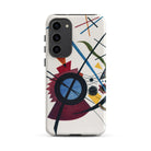 Violet Wassily Kandinsky Samsung Case, Galaxy S23 Plus / Matte, Phone Case Colorful Abstract Art Design