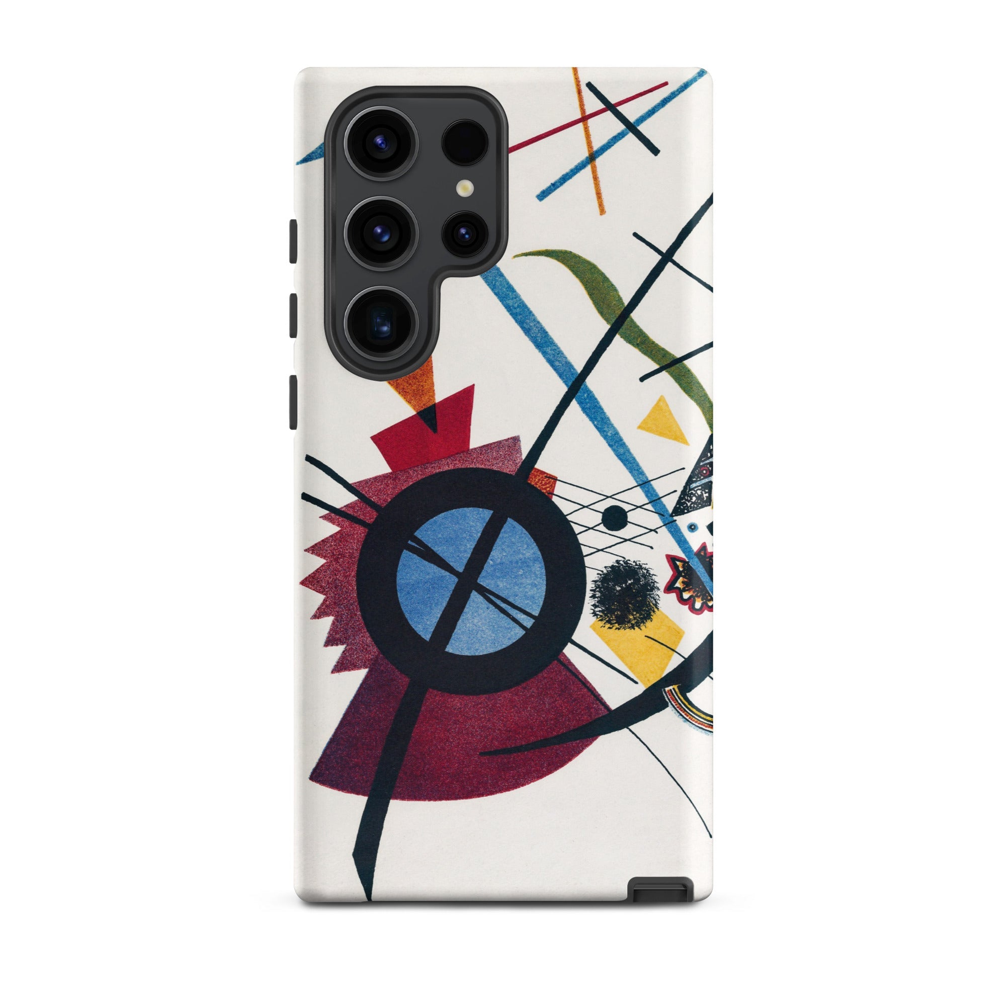Violet Wassily Kandinsky Samsung Case, Galaxy S23 Ultra / Matte, White Phone Case Abstract Art Design