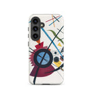 Violet Wassily Kandinsky Samsung Case, Galaxy S24 / Matte, White Smartphone Case Colorful Abstract Art Design