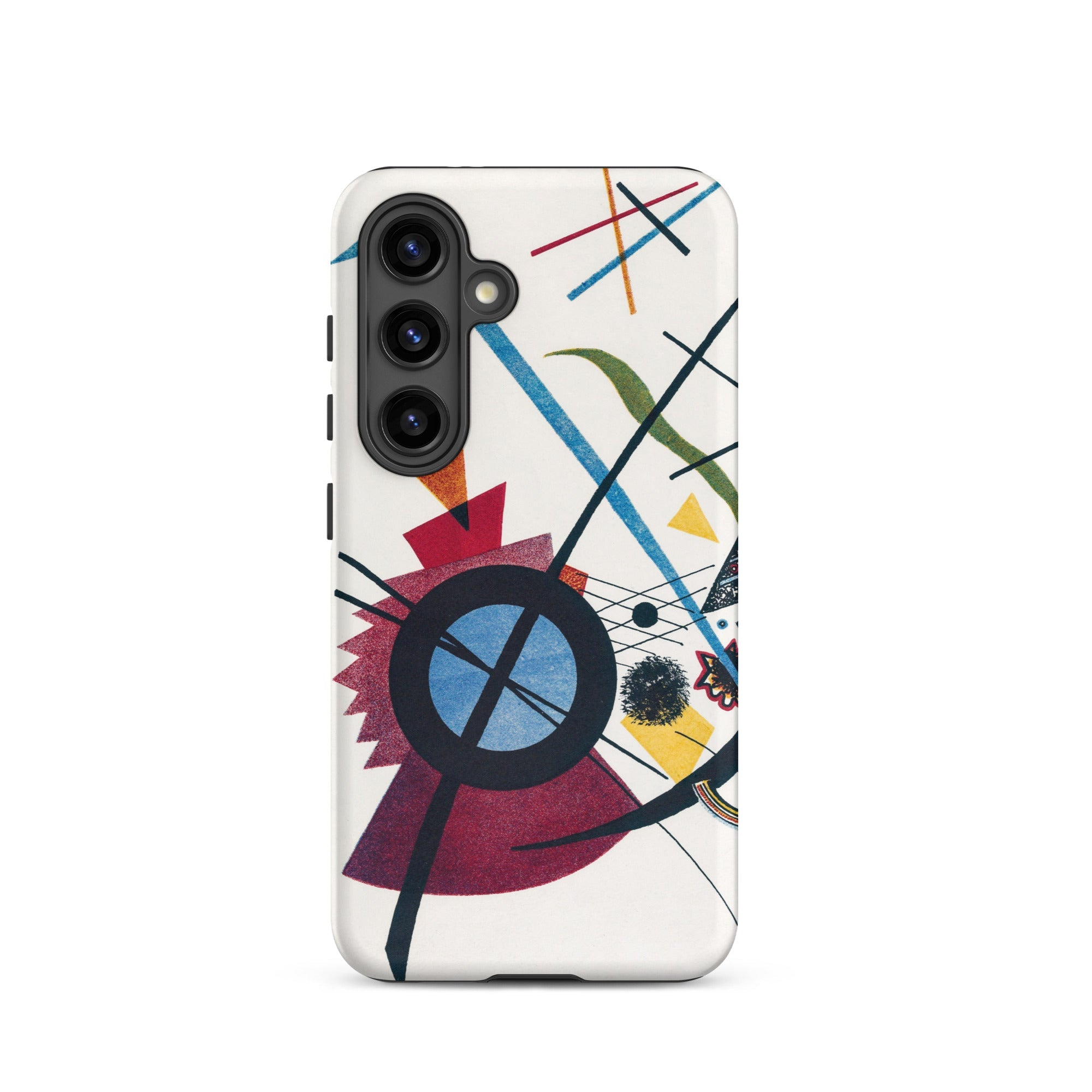 Violet Wassily Kandinsky Samsung Case, Galaxy S24 / Matte, White Smartphone Case Colorful Abstract Art Design