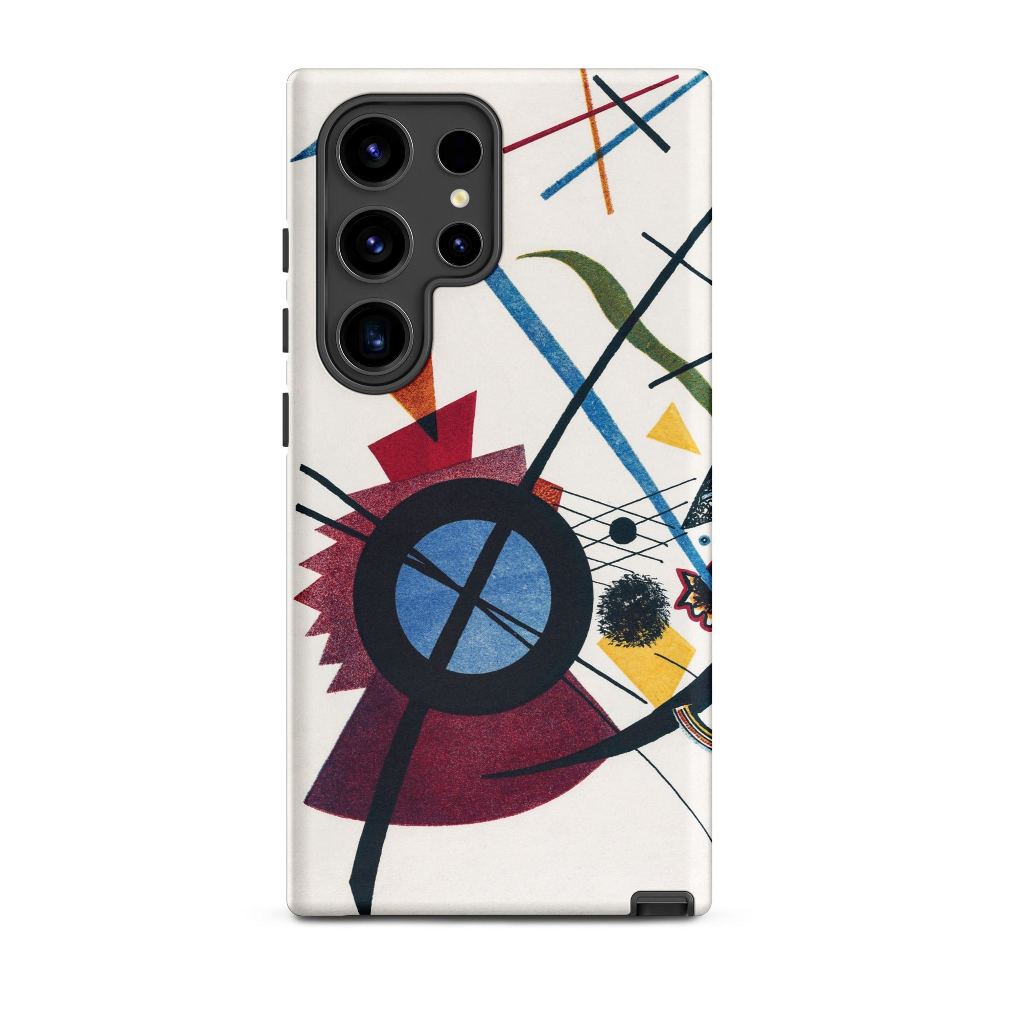 Violet Wassily Kandinsky Samsung Case, Galaxy S24 Ultra / Matte, White Smartphone Case Abstract Art Design