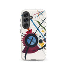 Violet Wassily Kandinsky Samsung Case, Galaxy S25 / Matte, White Smartphone Case Abstract Art Design