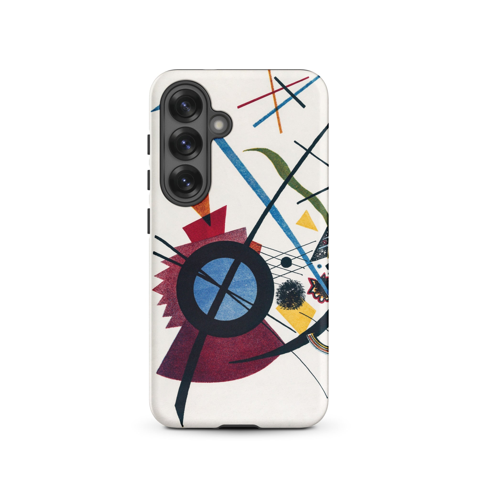 Violet Wassily Kandinsky Samsung Case, Galaxy S25 / Matte, White Smartphone Case Abstract Art Design