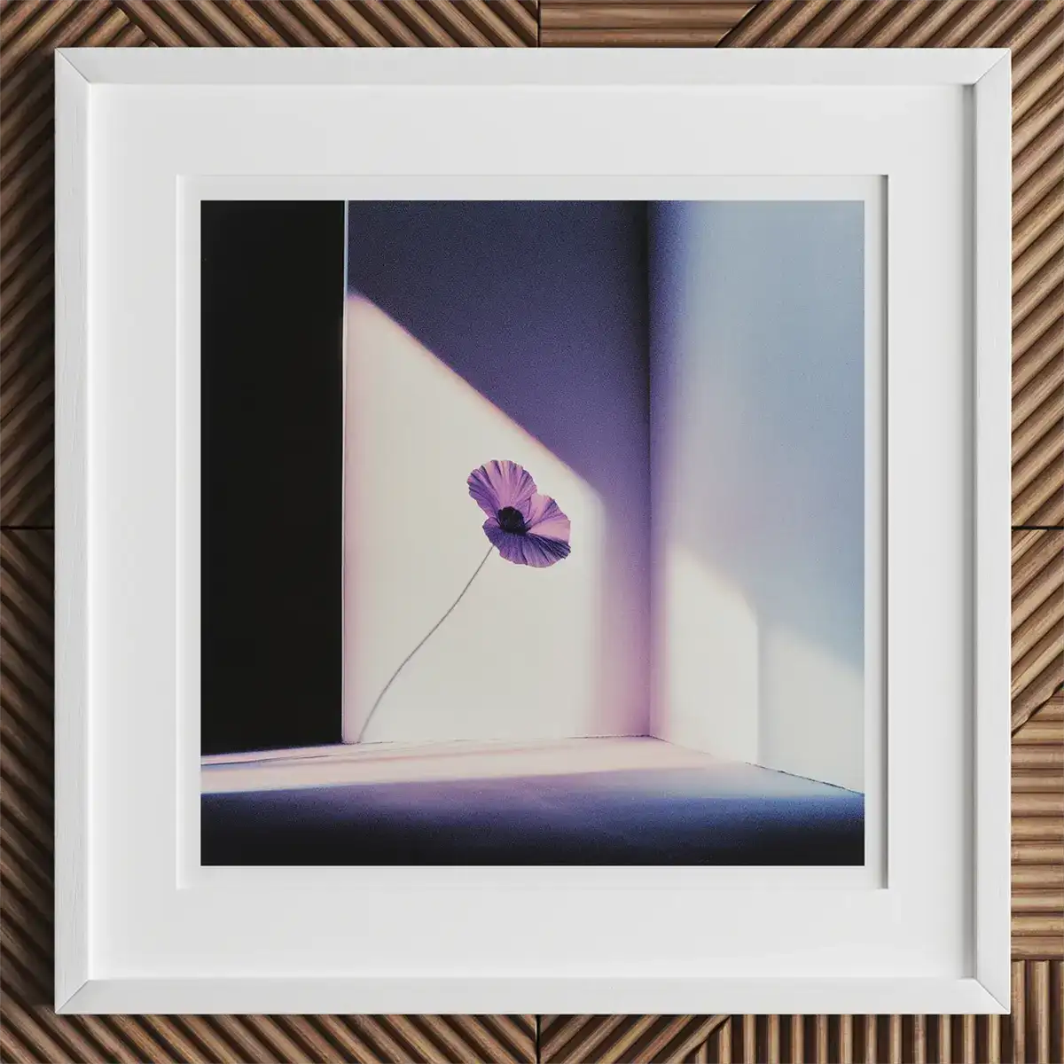 Framed floral art featuring green carnations symbolizing LGBTQ+ queer communities and Oscar Wilde