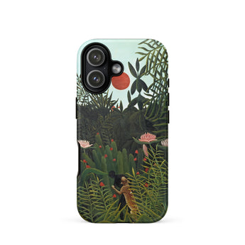 Virgin Forest - Henri Rousseau Phone Case Iphone 17 / Matte Phone Case Vibrant Jungle Scene Lush Green Foliage Virgin Forest Henri,