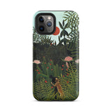 Virgin Forest - Henri Rousseau Phone Case Iphone 11 Pro / Matte Phone Case Vibrant Jungle Scene Lush Green Foliage Virgin Forest Henri,