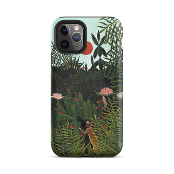 Virgin Forest - Henri Rousseau Phone Case Iphone 11 Pro / Matte Phone Case Vibrant Jungle Scene Lush Green Foliage Virgin Forest Henri,